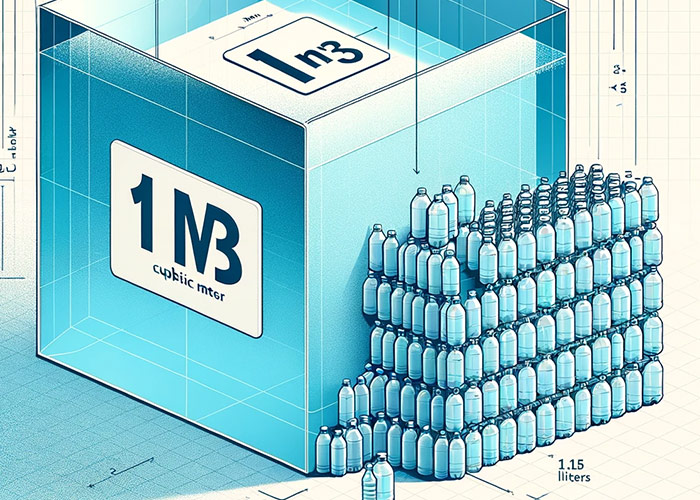 Combien de litres dans unmètre cube