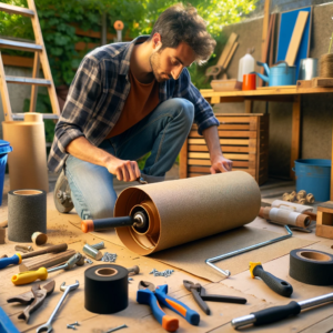 Fabrication d'un rouleau à gazon