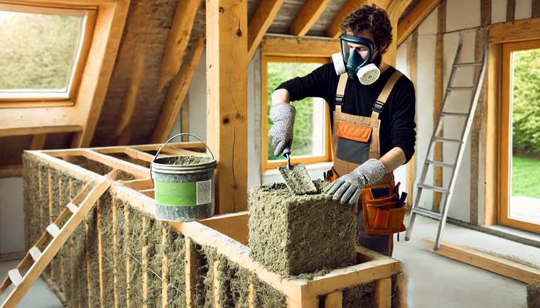 Isoler sa maison avec du Béton végétal