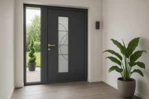 Porte intérieure en alu 